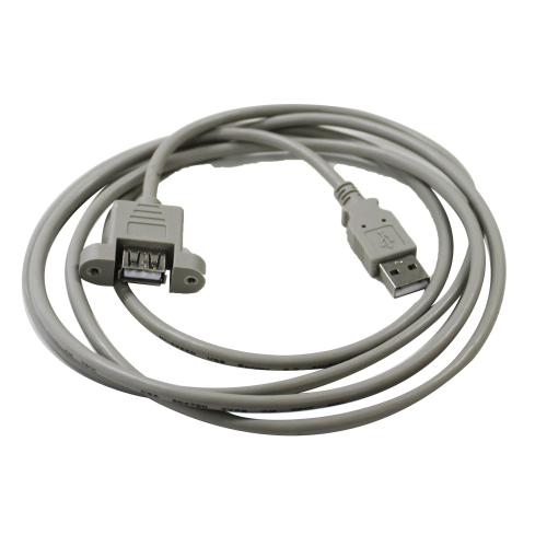 9706 - Cabo USB-A macho / USB-A femea para painel - 1,8m