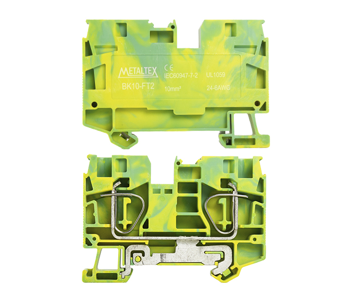 Borne Terra Mola 10mm² Frontal 2 Vias
