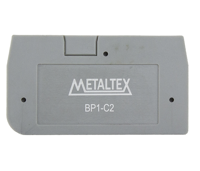 Capa para Borne 1,5mm² 2 Vias - Cinza