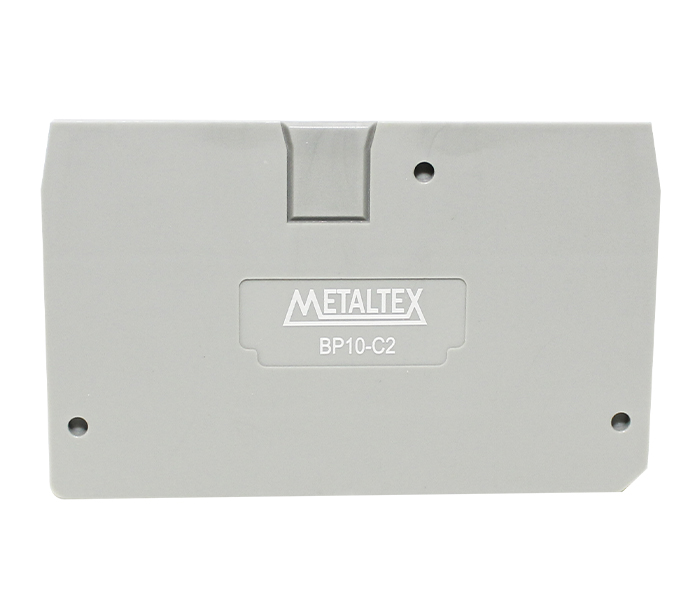 Capa para Borne 10mm² 2 Vias - Cinza