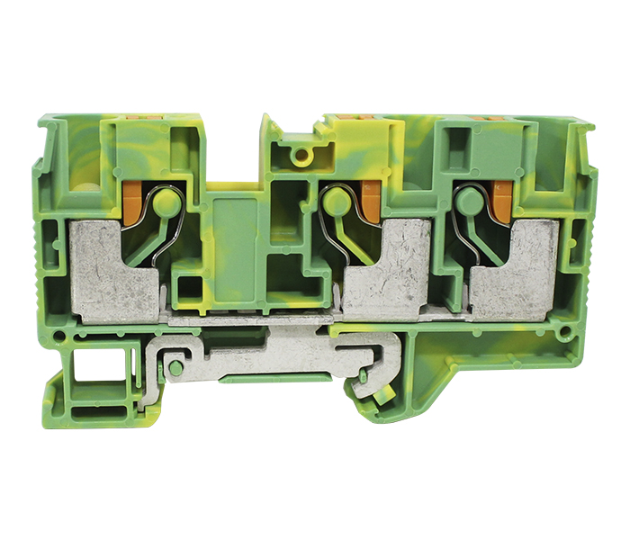 Borne Terra Push-in 10mm² 3 Vias