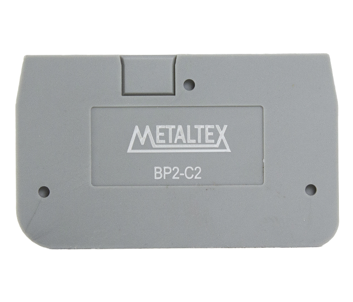 Capa para Borne 2,5mm² 2 Vias - Cinza