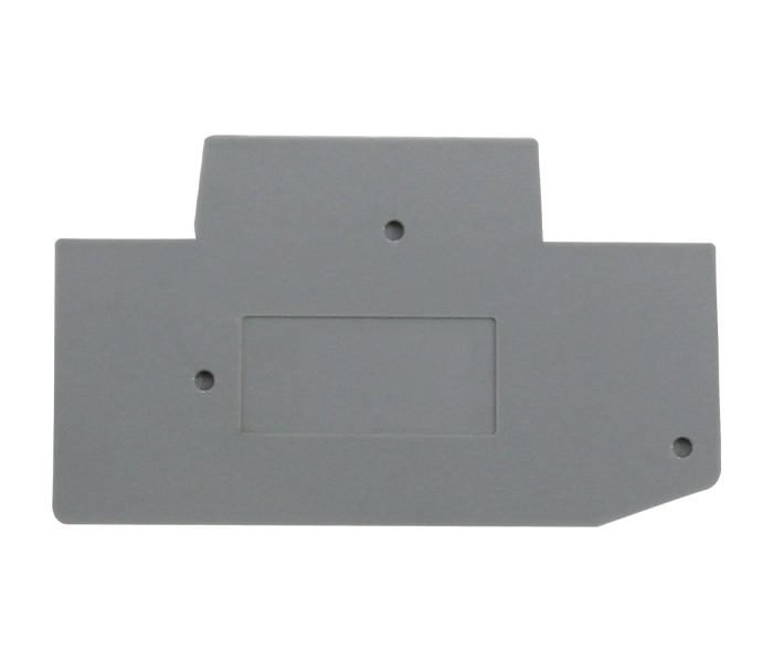 Capa para Borne 2,5mm² Duplo Nível 2X2 Vias - Cinza