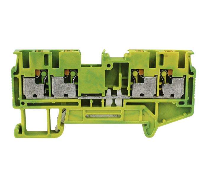 Borne Terra Push-in 2,5mm² 4 Vias