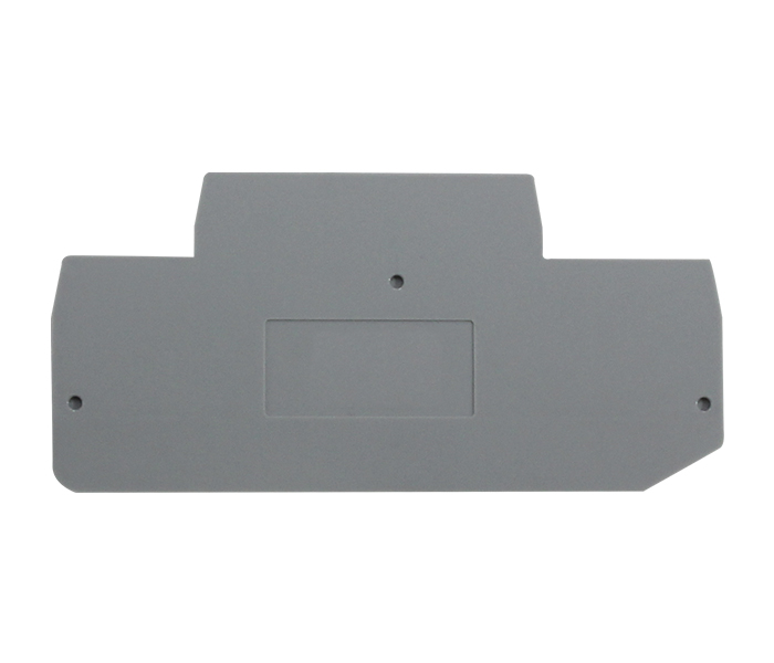 Capa para Borne 4mm² Duplo Nível 2X2 Vias - Cinza