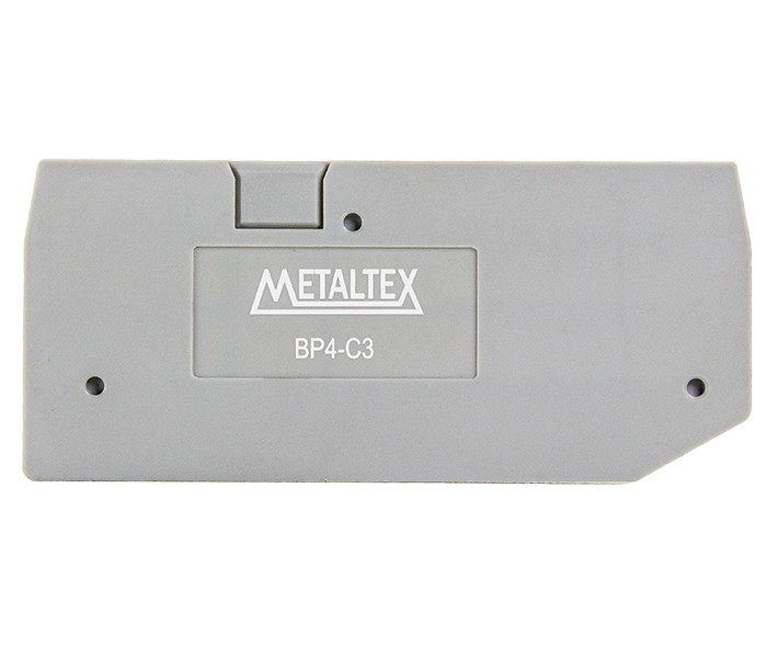 Capa para Borne 4mm² 3 Vias - Cinza