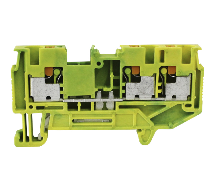 Borne Terra Push-in 4mm² 3 Vias