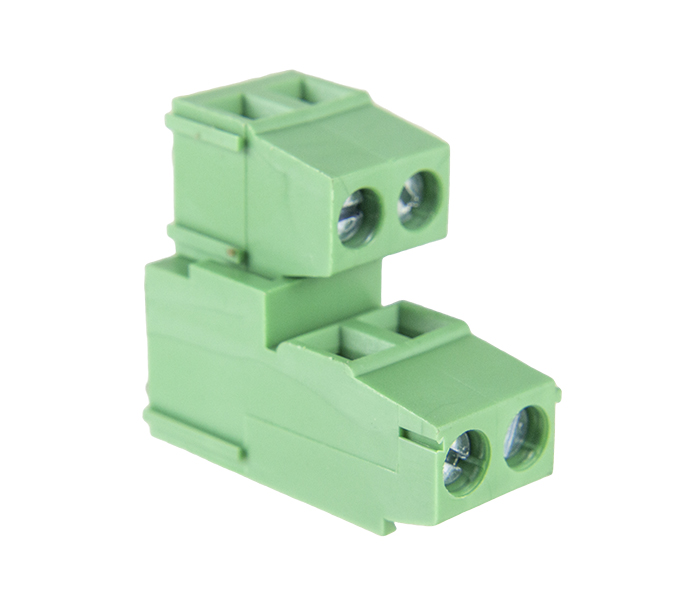 Borne Modular para PCI 2 Vias - Passo 5,08mm - 25,2mm - Verde