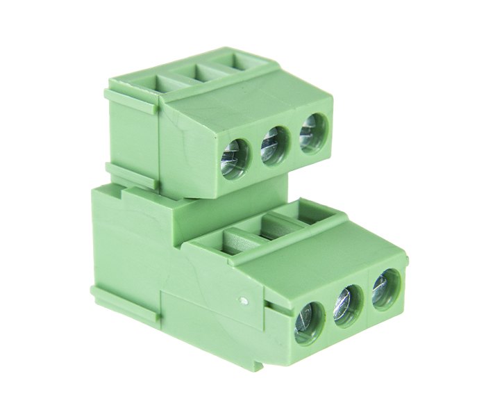 Borne Modular para PCI 3 Vias - Passo 5,08mm - 25,2mm - Verde