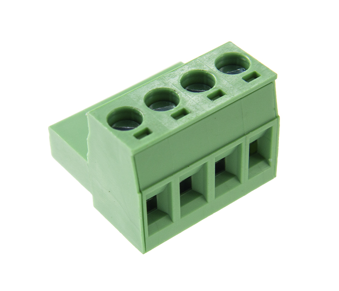 Borne Plugável 4 Vias para Conexão de Cabo à Borda de PCI - Passo 5mm - 18,4mm - Verde - Card Edge