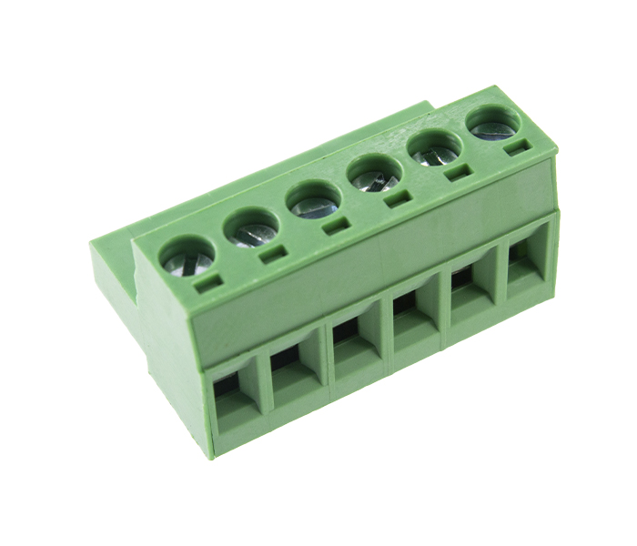 Borne Plugável 6 Vias para Conexão de Cabo à Borda de PCI - Passo 5mm - 18,4mm - Verde - Card Edge