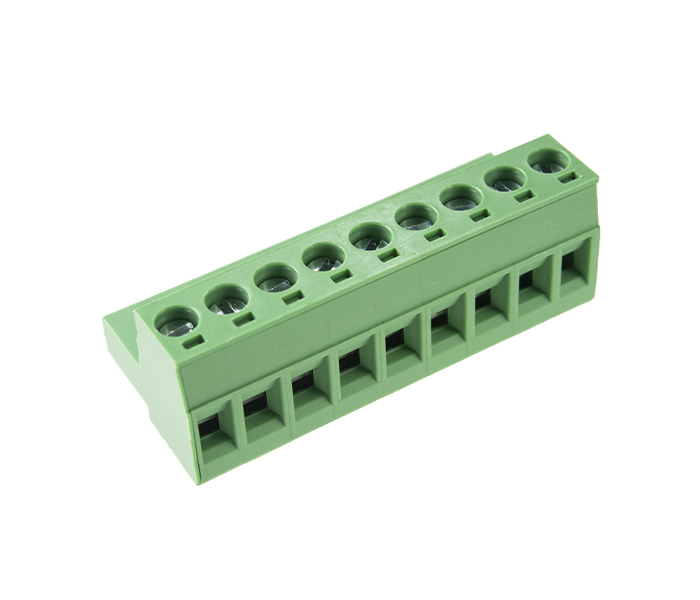 Borne Plugável 9 Vias para Conexão de Cabo à Borda de PCI - Passo 5mm - 18,4mm - Verde - Card Edge