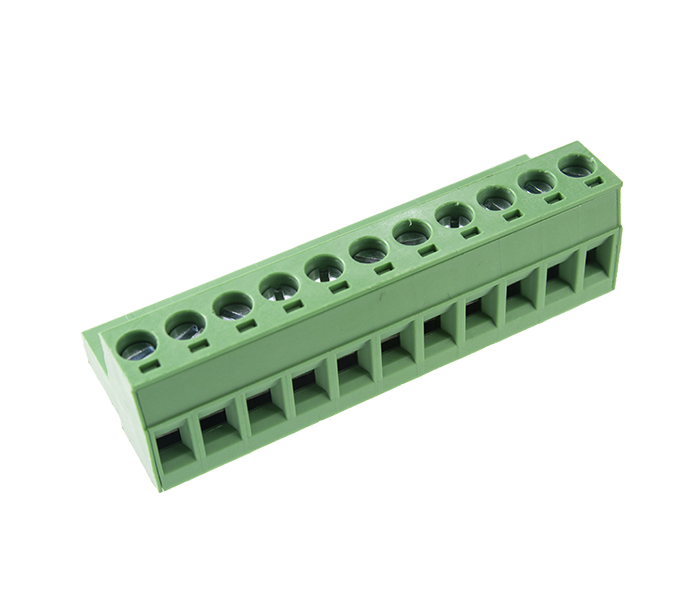 Borne Plugável 11 Vias para Conexão de Cabo à Borda de PCI - Passo 5mm - 18,4mm - Verde - Card Edge