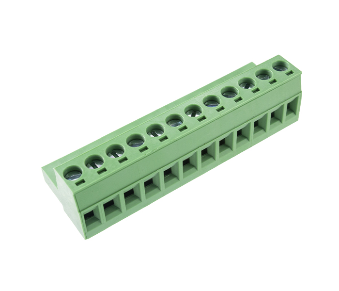 Borne Plugável 12 Vias para Conexão de Cabo à Borda de PCI - Passo 5mm - 18,4mm - Verde - Card Edge