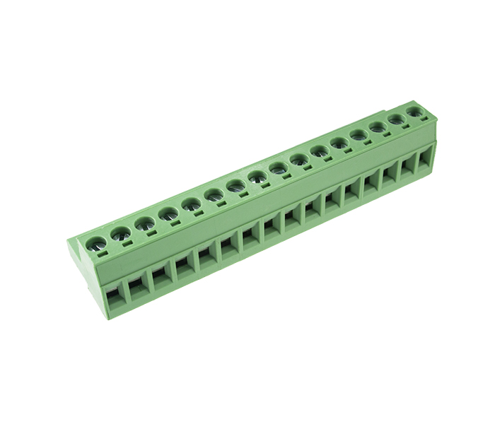 Borne Plugável 16 Vias para Conexão de Cabo à Borda de PCI - Passo 5mm - 18,4mm - Verde - Card Edge