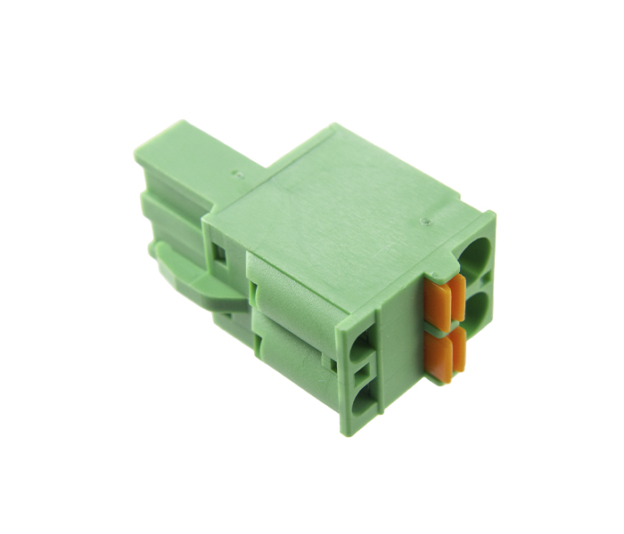 Borne para Cabo 2 Vias - Passo 5mm - 18,1mm - Uso com Caixa CPME-DIN 12,5-V - Conexão por Mola