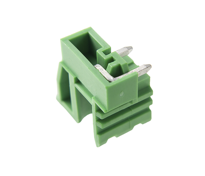 Borne para PCI 2 Vias - Lado Direito - Passo 5mm - 18,1mm - Verde - Uso com Caixa CPME-DIN 12,5-V