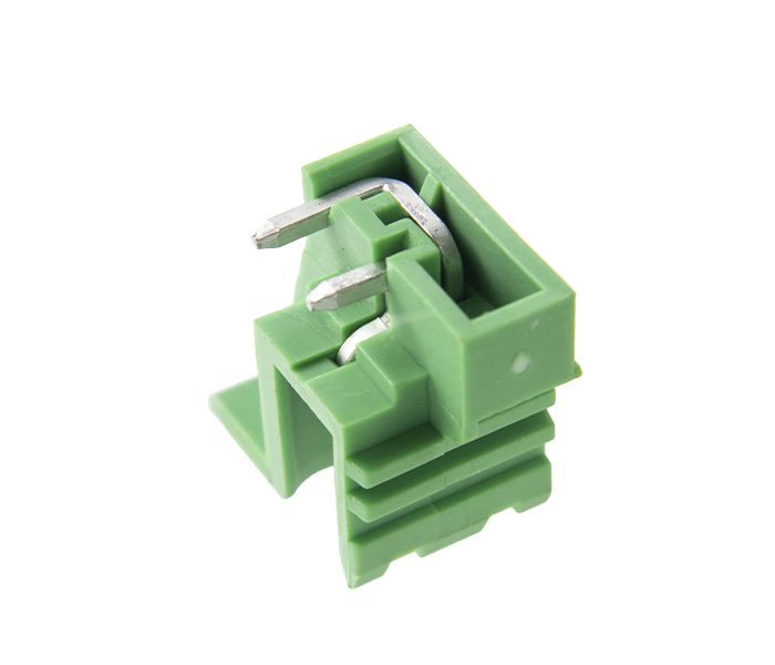 Borne para PCI 2 Vias - Lado Esquerdo - Passo 5mm - 18,1mm - Verde - Uso com Caixa CPME-DIN 12,5-V