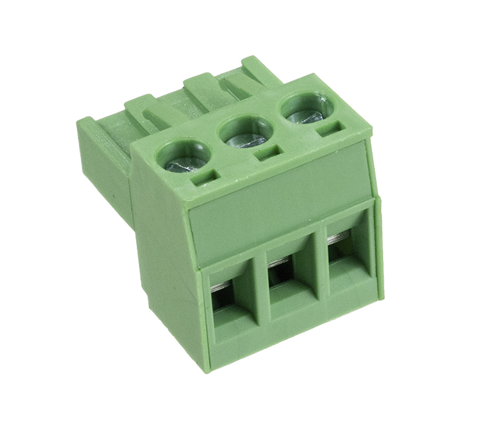 Borne para Cabo 3 Vias - Passo 5mm - 18,1mm - Uso com Caixa CPME-DIN 17,5-V