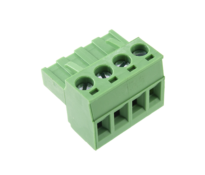 Borne para Cabo 4 Vias - Passo 5mm - 18,1mm - Uso com Caixa CPME-DIN 22,5-V