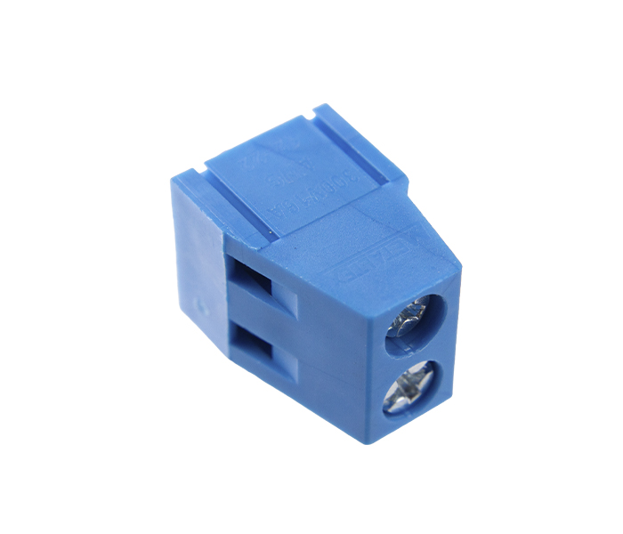 Borne Modular para PCI 2 Vias - Passo 5mm - 14,2mm - Azul