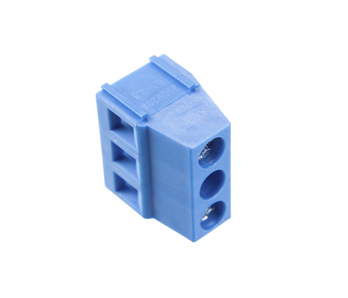 Borne Modular para PCI 3 Vias - Passo 10mm - 14,2mm - Azul