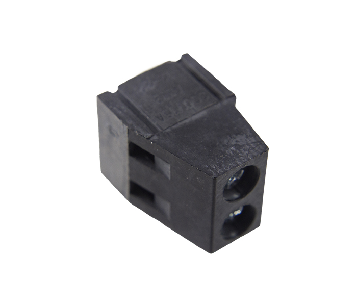 Borne Modular para PCI 2 Vias com Parafusos Fechados - Passo 5mm - 14,2mm - Preto