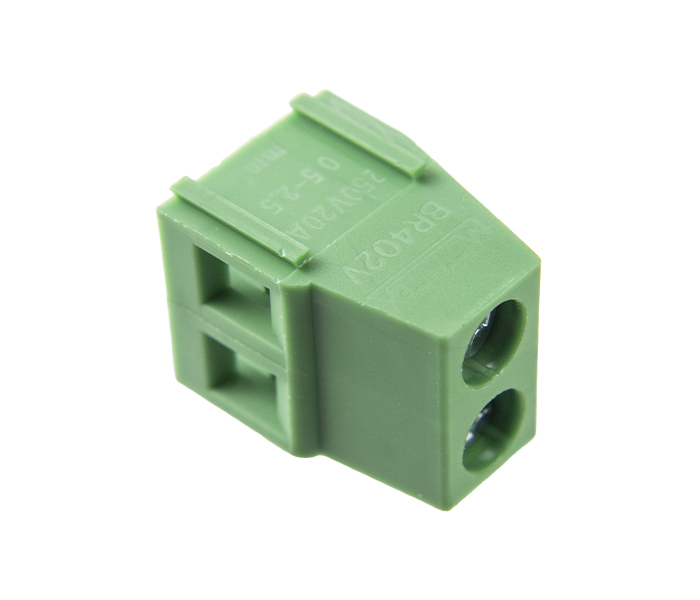 Borne Modular para PCI 2 Vias - Passo 5mm - 14,2mm - Verde