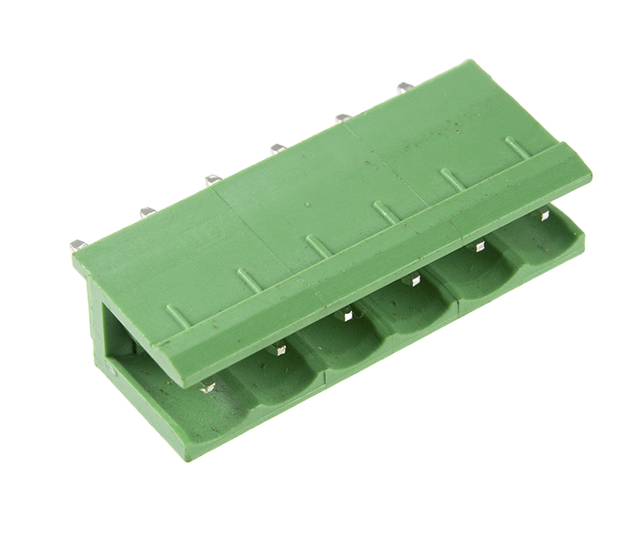 Borne Receptáculo para PCI 180 Graus - 11 Vias - Passo 3,81mm - 11,2mm - Verde