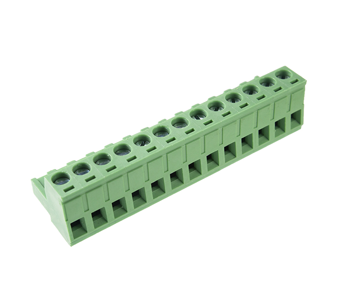Borne Plug para Cabo 13 Vias - Passo 5,08mm - 15,1mm - Verde