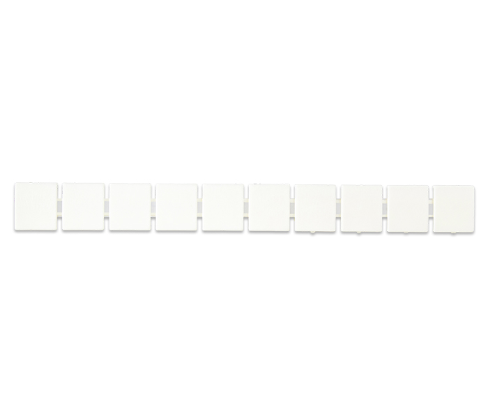 Cartela de Marcador para Borne BS10 - em Branco