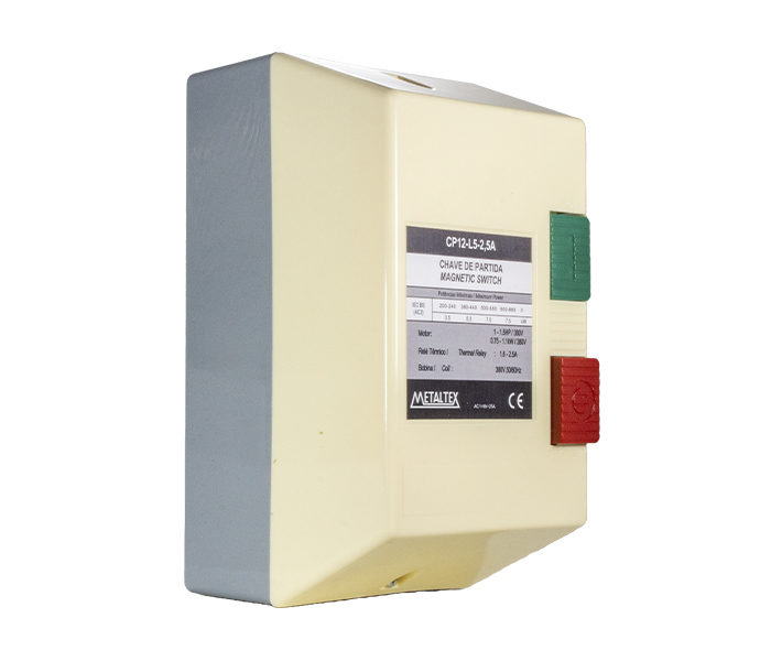Chave de Partida 1,6 a 2,5A - 5,5 kW - 380VCA