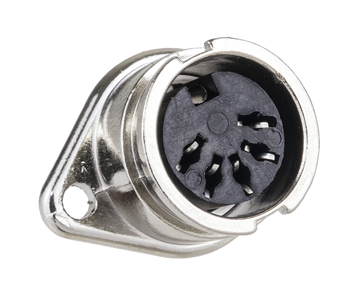 Conector DIN para Painel - Fêmea - 5 Vias