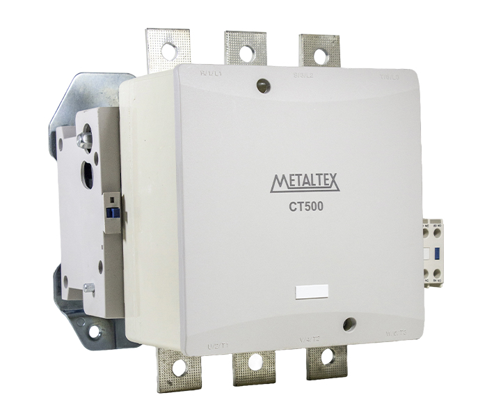Contator Tripolar 500A/AC3 - 220VCA - 2NA+2NF