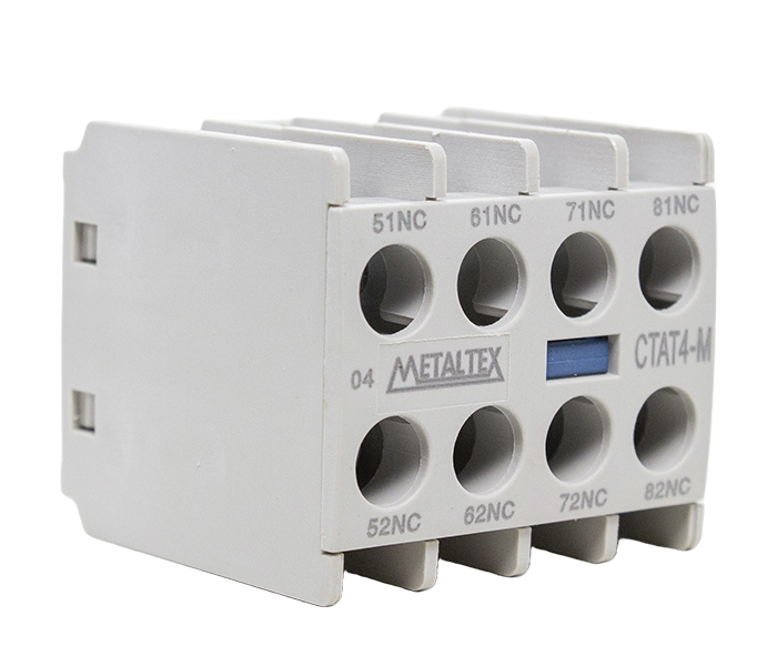 Blocos de Contato Auxiliar Frontal 4NF para CTM6 a 16 e CX6