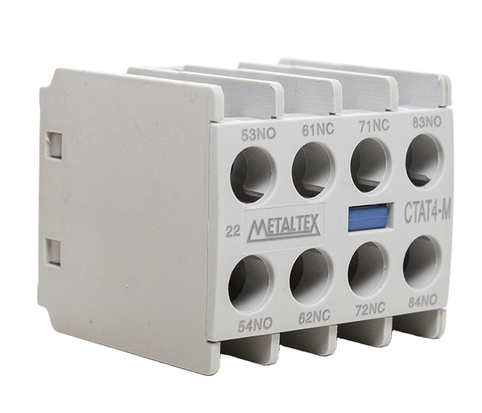 Blocos de Contato Auxiliar Frontal 2NA+2NF para CTM6 a 16 e CX6