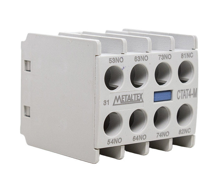 Blocos de Contato Auxiliar Frontal 3NA+1NF para CTM6 a 16 e CX6