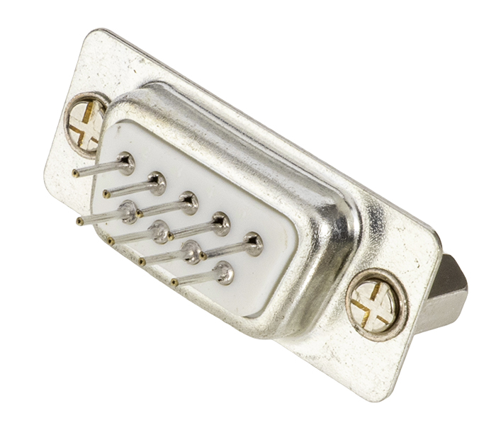 Conector DB para PCI - 9 Vias - 180 Graus - Fêmea