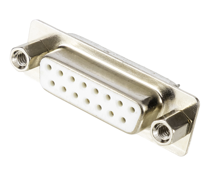 Conector DB para PCI - 15 Vias - 180 Graus - Fêmea