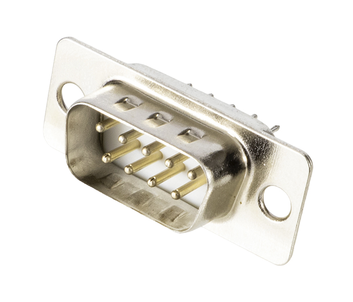 Conector DB para PCI - 9 Vias - 180 Graus - Macho
