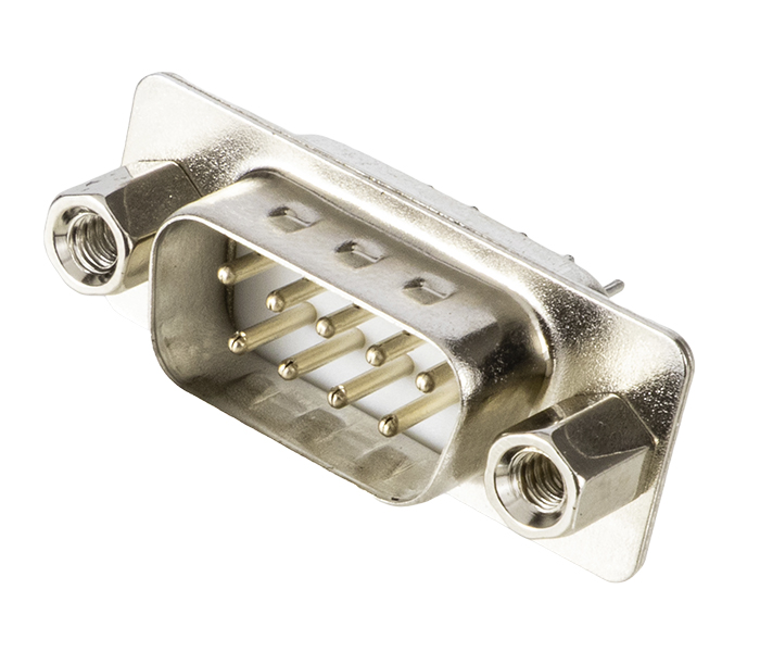Conector DB para PCI - 9 Vias - 180 Graus - Macho 