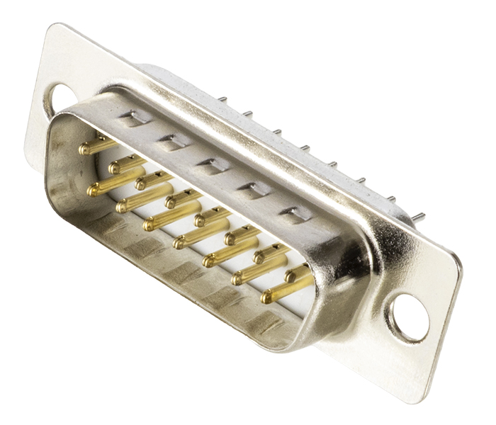 Conector DB para PCI - 15 Vias - 180 Graus - Macho