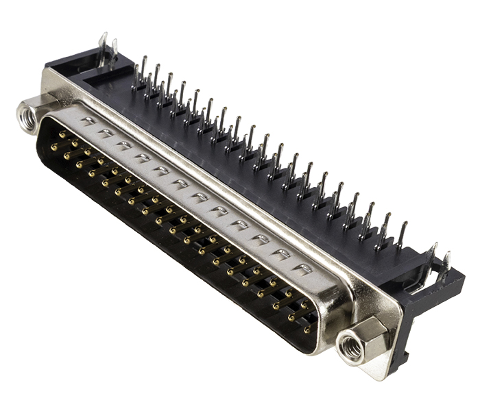 Conector DB para PCI - 37 Vias - 90 Graus - Curto 8,08mm - Macho