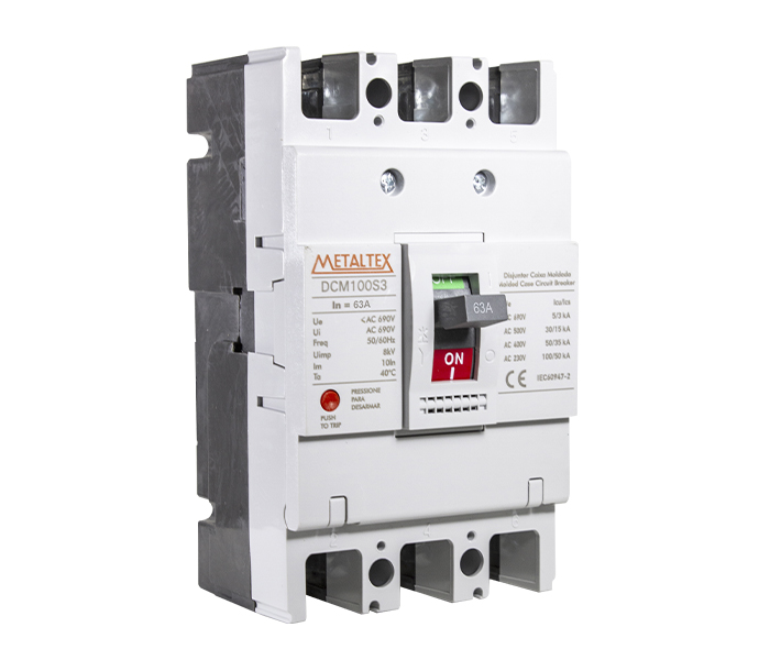 Disjuntor Caixa Moldada Tripolar 100KA - 63A