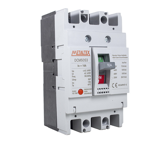 Disjuntor Caixa Moldada Tripolar 25KA - 10A