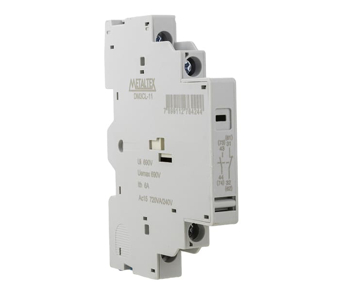 Contato Auxiliar Lateral para DM3 e DMR3 - 1NA+1NF