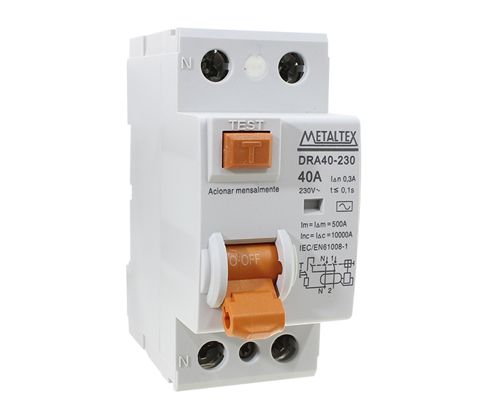 Interruptor Diferencial Bipolar - 300mA 40A