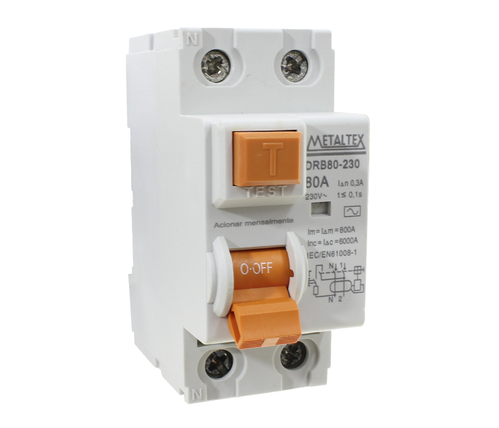 Interruptor Diferencial Bipolar - 300mA 80A