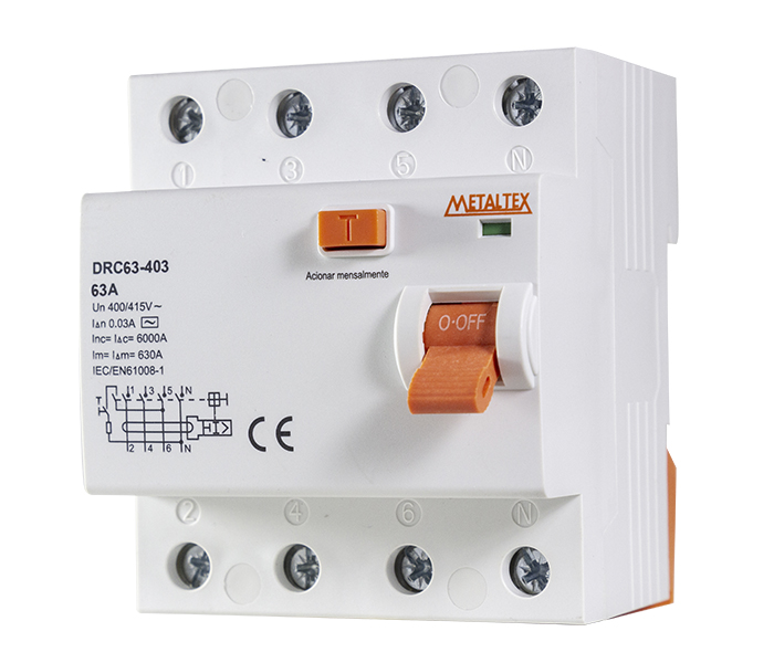 Interruptor Diferencial Tetrapolar - 30mA 63A