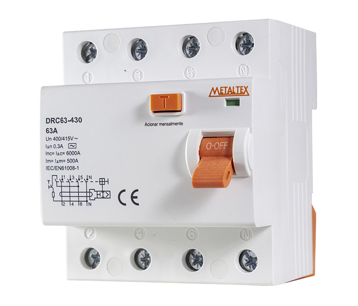 Interruptor Diferencial Tetrapolar - 300mA 63A